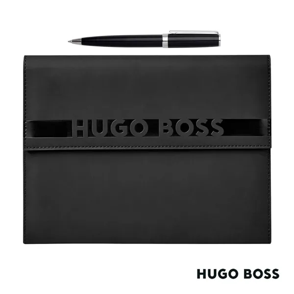 Hugo Boss® Ballpoint Pen & A5 Folder Set - Hugo Boss® Ballpoint Pen & A5 Folder Set - Image 1 of 1