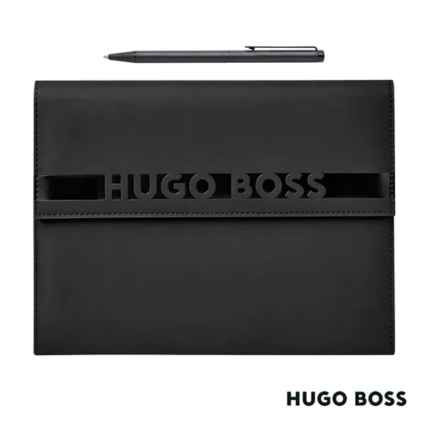 Hugo Boss® Cloud Ballpoint Pen & A5 Folder Set - Hugo Boss® Cloud Ballpoint Pen & A5 Folder Set - Image 1 of 1