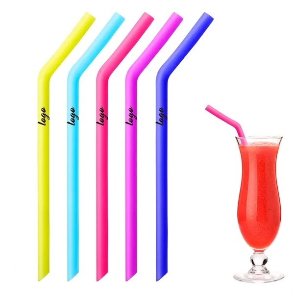 Reusable Flexible Silicone Straws for Glass Cup Tumblers - Reusable Flexible Silicone Straws for Glass Cup Tumblers - Image 0 of 3