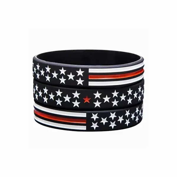 Silicone Wristbands For Independence Day - Silicone Wristbands For Independence Day - Image 3 of 5