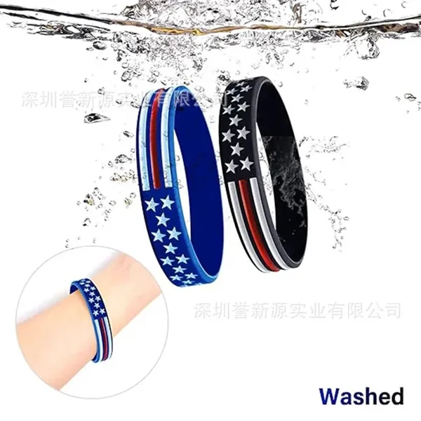 Silicone Wristbands For Independence Day - Silicone Wristbands For Independence Day - Image 4 of 5