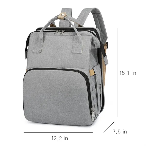 Diaper Bag Backpack Tote W/ Portable Changing  Pad&Station - Diaper Bag Backpack Tote W/ Portable Changing  Pad&Station - Image 1 of 4