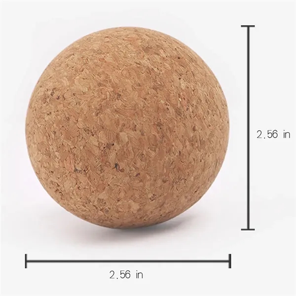 Cork Massage Yoga Ball Therapy for Muscle Pain Relief - Cork Massage Yoga Ball Therapy for Muscle Pain Relief - Image 1 of 3