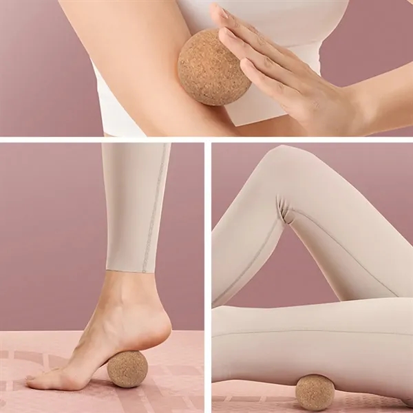 Cork Massage Yoga Ball Therapy for Muscle Pain Relief - Cork Massage Yoga Ball Therapy for Muscle Pain Relief - Image 3 of 3