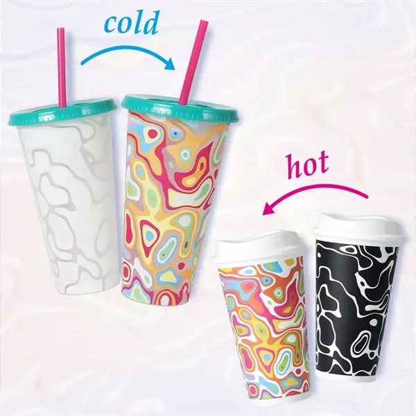 Cool Color Change Cup 24OZ - Cool Color Change Cup 24OZ - Image 2 of 2