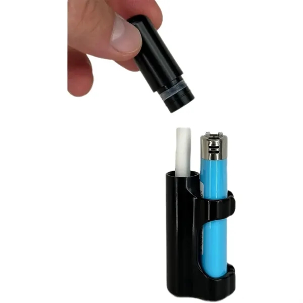 Cigarette Case with Lighter Holder - Cigarette Case with Lighter Holder - Image 2 of 3