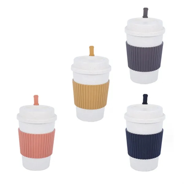 16 Oz. Wheat Straw Tumbler Unbreakable Drinking Cup - 16 Oz. Wheat Straw Tumbler Unbreakable Drinking Cup - Image 4 of 4