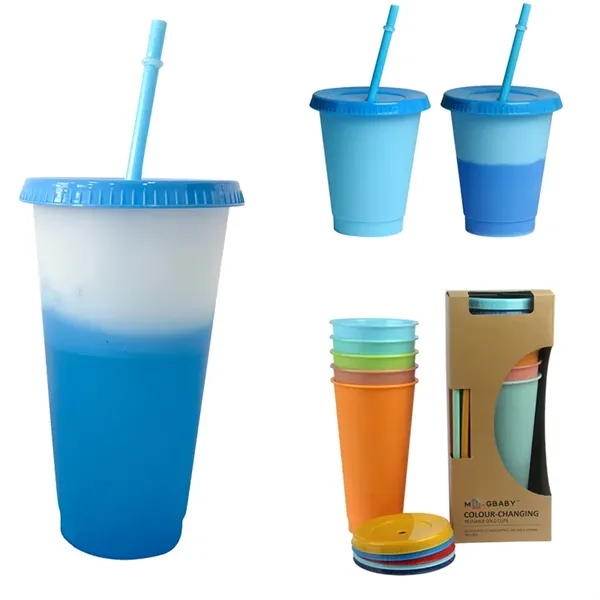 16oz Reusable Color Changing Cups - 16oz Reusable Color Changing Cups - Image 0 of 2