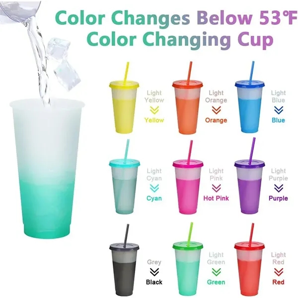 16oz Reusable Color Changing Cups - 16oz Reusable Color Changing Cups - Image 1 of 2