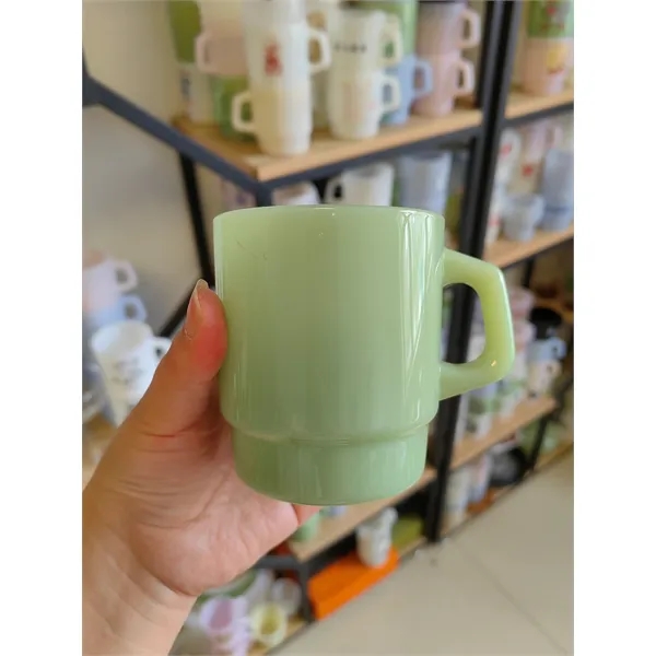 12oz Vintage Jade Glass Coffee Mug - 12oz Vintage Jade Glass Coffee Mug - Image 12 of 12