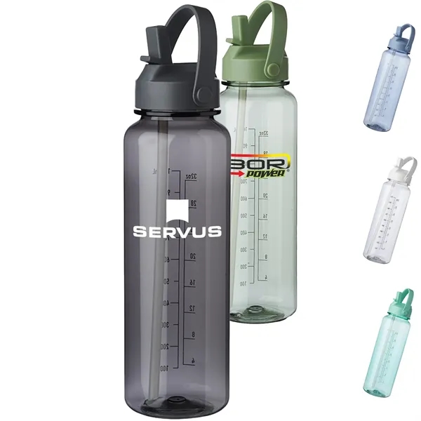 Water Bottle with Measurements, 40 oz. - Water Bottle with Measurements, 40 oz. - Image 0 of 5