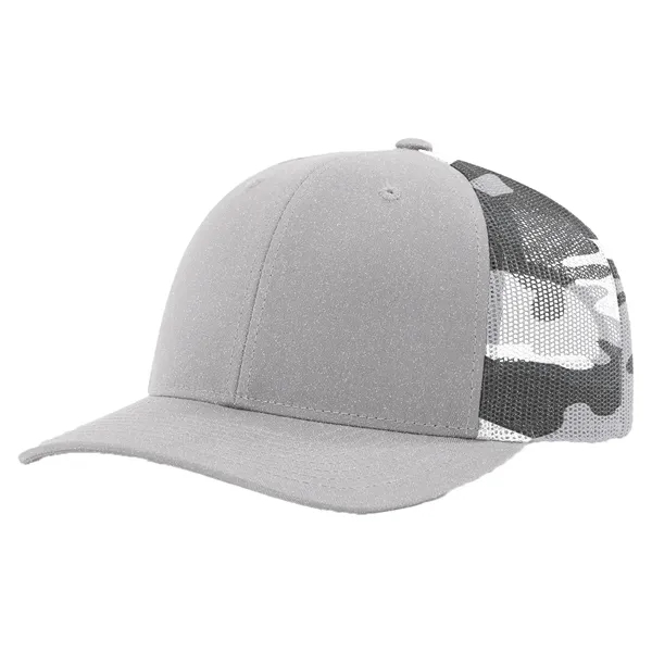 Richardson Snapback Trucker Hat w/ Leatherette Patch - Richardson Snapback Trucker Hat w/ Leatherette Patch - Image 26 of 26