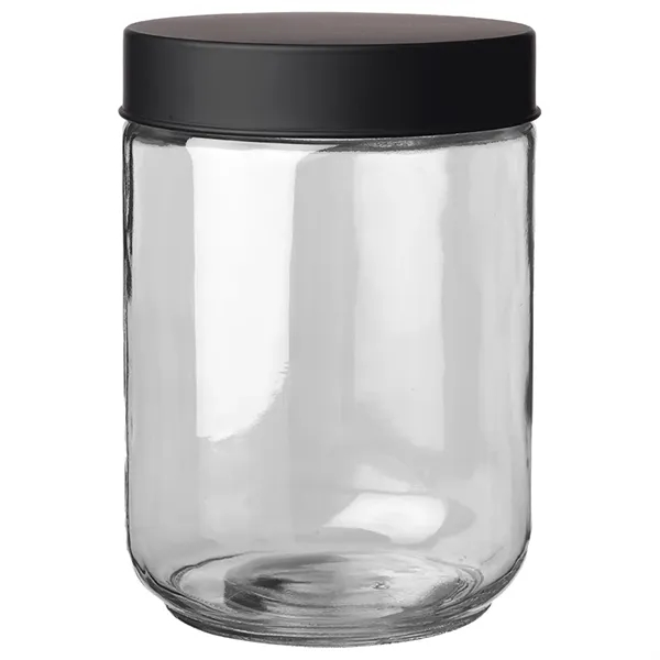 Iridescent Glass Storage Jars, 33 oz.