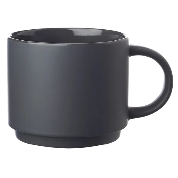 Stackable Ceramic Coffee Mugs - Stackable Ceramic Coffee Mugs - Image 3 of 5