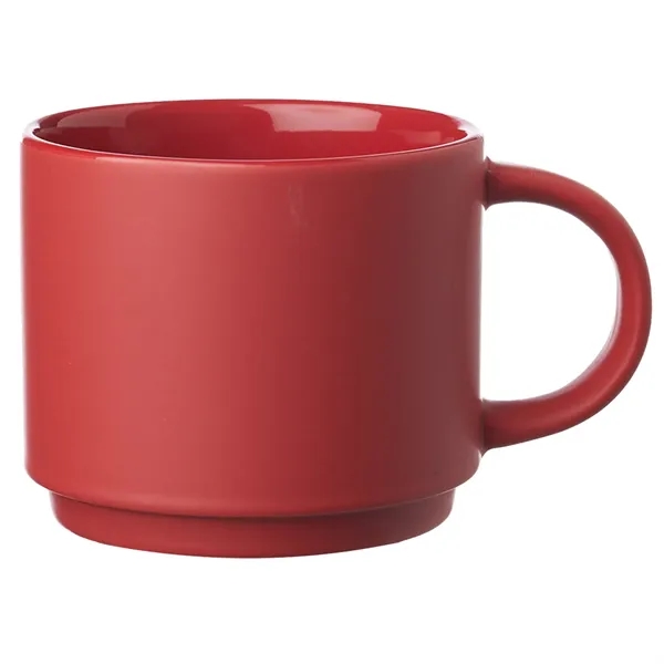 Stackable Ceramic Coffee Mugs - Stackable Ceramic Coffee Mugs - Image 4 of 5