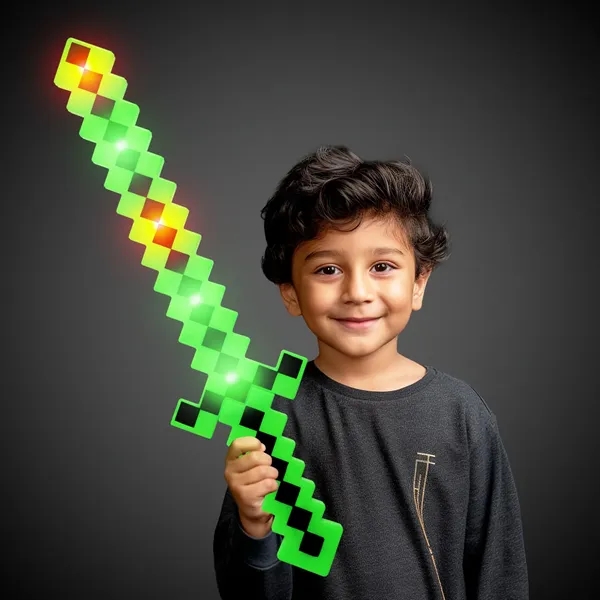 LED Green Pixel Sword - LED Green Pixel Sword - Image 1 of 4
