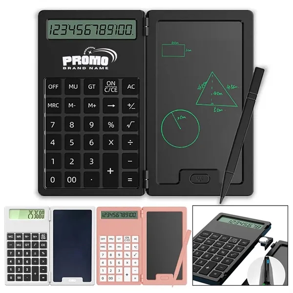 Portable Folding Calculator LCD Writing Board Study Office - Portable Folding Calculator LCD Writing Board Study Office - Image 0 of 1