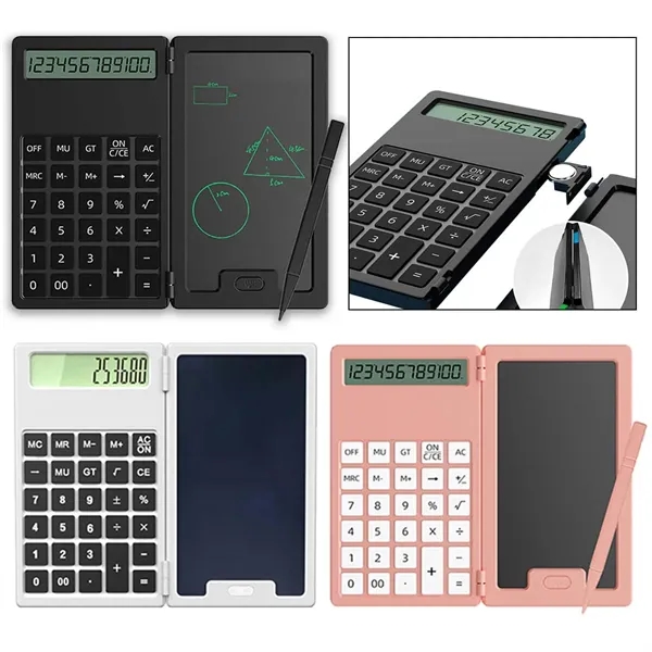 Portable Folding Calculator LCD Writing Board Study Office - Portable Folding Calculator LCD Writing Board Study Office - Image 1 of 1