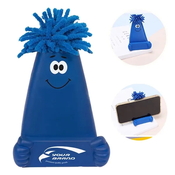 Cute Stress-Relieving Phone Holder and Screen Cleaner - Cute Stress-Relieving Phone Holder and Screen Cleaner - Image 0 of 2