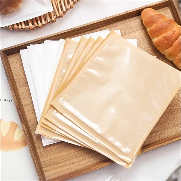 Paper Bread Bag Kraft Food Packaging - Paper Bread Bag Kraft Food Packaging - Image 3 of 4