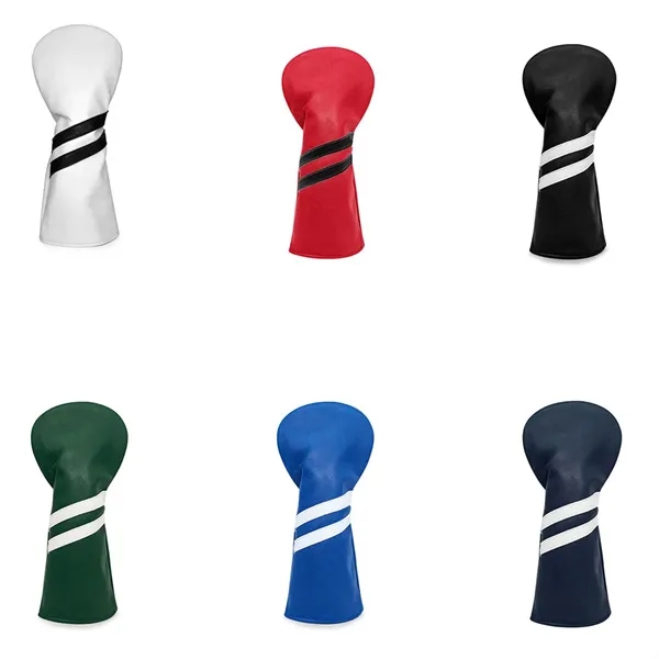 Golf Club Wood and Hybrid Head Cover PU Leather Headcover - Golf Club Wood and Hybrid Head Cover PU Leather Headcover - Image 4 of 4