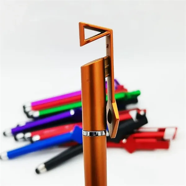 Plastic Pens with Touch Screen Stylus and phone holder - Plastic Pens with Touch Screen Stylus and phone holder - Image 2 of 5