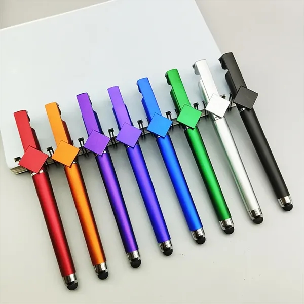 Plastic Pens with Touch Screen Stylus and phone holder - Plastic Pens with Touch Screen Stylus and phone holder - Image 5 of 5