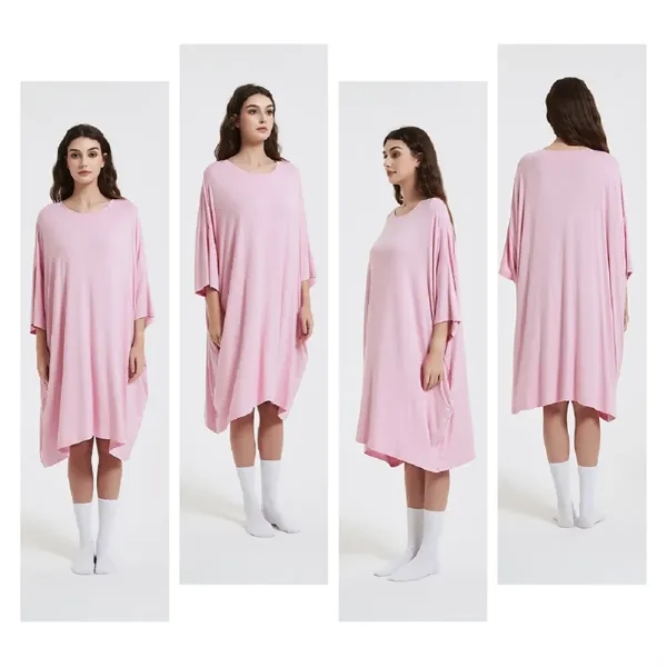 Oversized Sleepshirts for Women - Oversized Sleepshirts for Women - Image 2 of 2