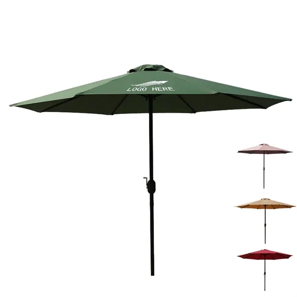 Custom Outdoor Straight Pole Stall Advertising Sun Umbrella