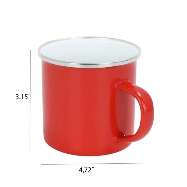 Stainless Steel Metal Cup Camping Campfire Enamel Mug - Stainless Steel Metal Cup Camping Campfire Enamel Mug - Image 1 of 3