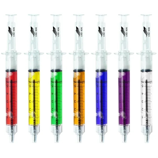 Customziable Novelty Syringe Ballpoint Pen - Customziable Novelty Syringe Ballpoint Pen - Image 0 of 1