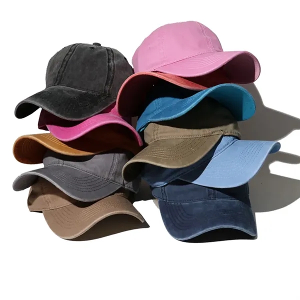 Unisex  Vintage Cotton Baseball Hat - Unisex  Vintage Cotton Baseball Hat - Image 3 of 3