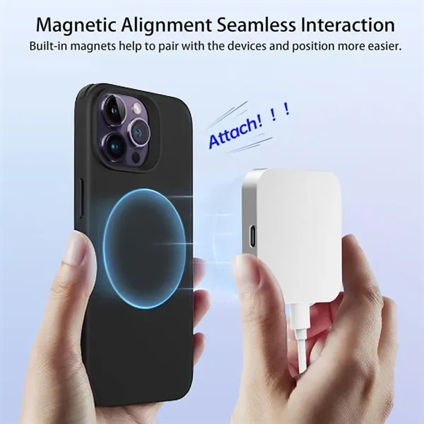 3 in 1 Magnetic 15W Portable Wireless Charger - 3 in 1 Magnetic 15W Portable Wireless Charger - Image 2 of 3