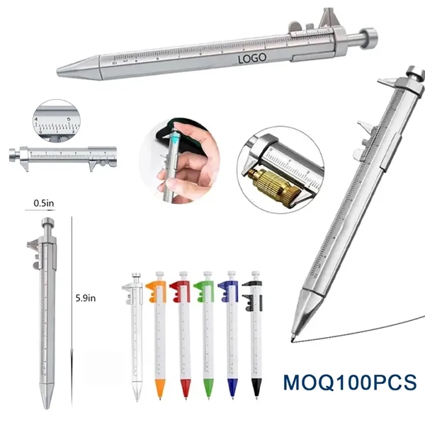 Vernier Caliper Roller Multifunction Ball Pen MOQ100pcs - Vernier Caliper Roller Multifunction Ball Pen MOQ100pcs - Image 0 of 2