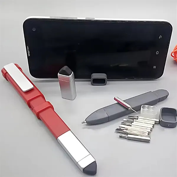 4 in1 Screwdriver Phone Stand Ballpoint Pen Stylus MOQ100pcs - 4 in1 Screwdriver Phone Stand Ballpoint Pen Stylus MOQ100pcs - Image 4 of 5