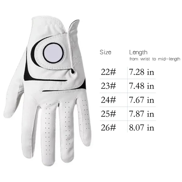 1Pc Golf Gloves Men Left Hand Rain Grip Wear Slip-Resistant - 1Pc Golf Gloves Men Left Hand Rain Grip Wear Slip-Resistant - Image 1 of 3