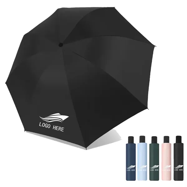 Manual Three Fold Advertising Umbrella