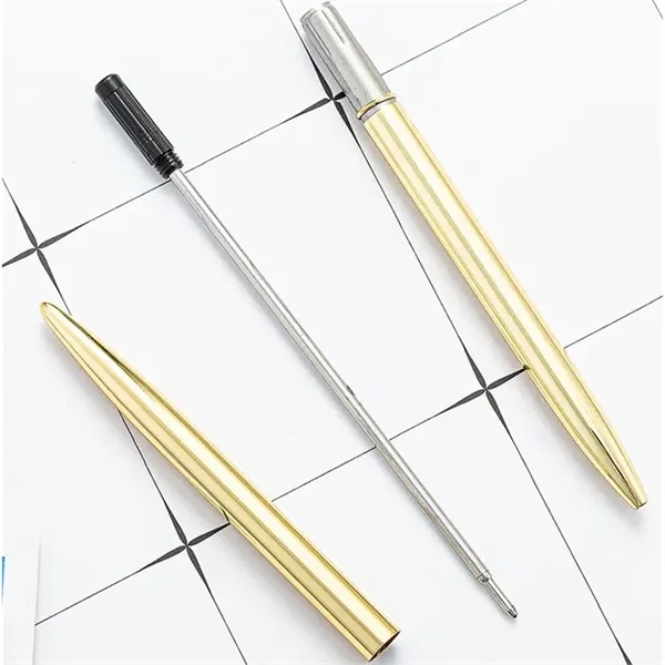 Metal Ballpoint Pen with Stand - Metal Ballpoint Pen with Stand - Image 3 of 3