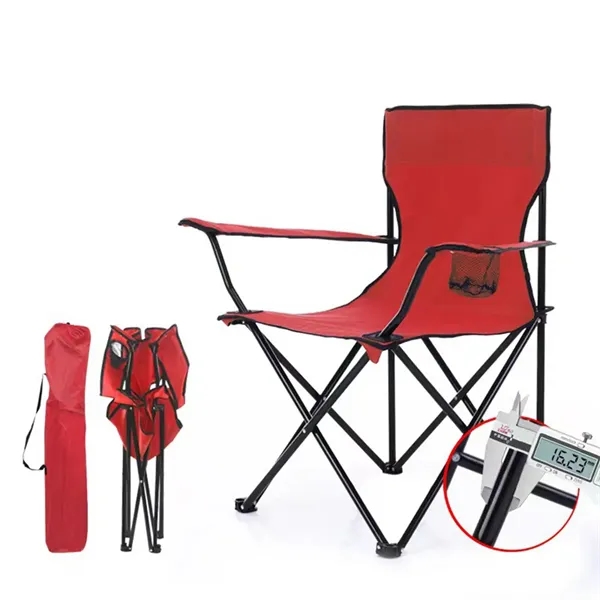 Folding Portable Lightweight Camping Chair with Cup Holder - Folding Portable Lightweight Camping Chair with Cup Holder - Image 3 of 7