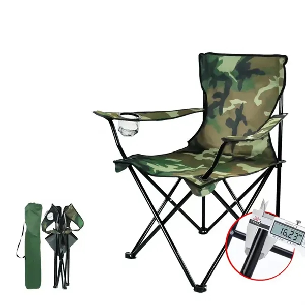 Folding Portable Lightweight Camping Chair with Cup Holder - Folding Portable Lightweight Camping Chair with Cup Holder - Image 4 of 7