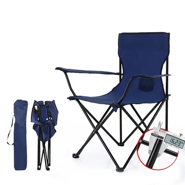 Folding Portable Lightweight Camping Chair with Cup Holder - Folding Portable Lightweight Camping Chair with Cup Holder - Image 6 of 7