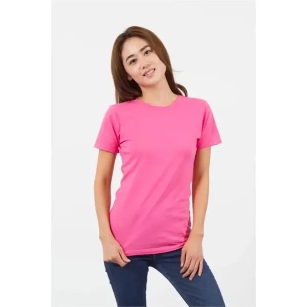 Women's Combed Cotton Crew Neck Shirt - Women's Combed Cotton Crew Neck Shirt - Image 3 of 7