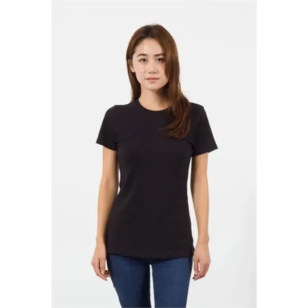 Women's Combed Cotton Crew Neck Shirt - Women's Combed Cotton Crew Neck Shirt - Image 4 of 7