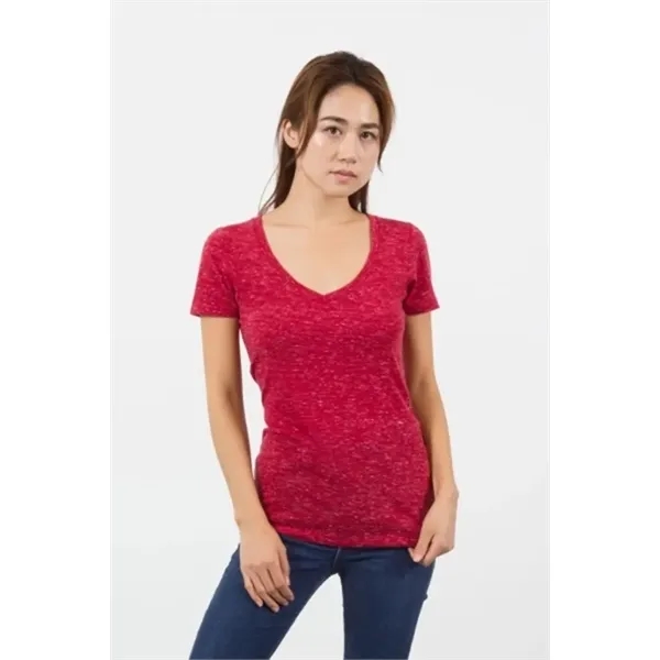 Women's Caviar Deep V-Neck Shirt - Women's Caviar Deep V-Neck Shirt - Image 3 of 9