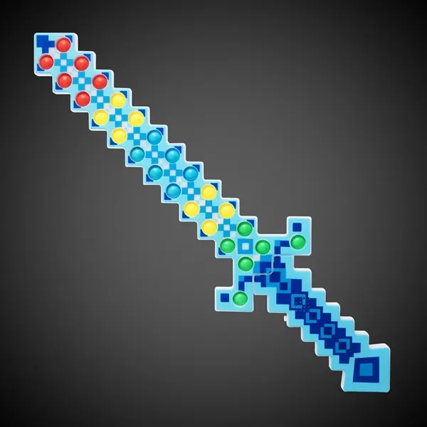 Blue Popit Lightup Pixel Sword - Blue Popit Lightup Pixel Sword - Image 2 of 4