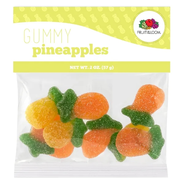 2oz Summer Header Bags - Gummy Pineapples - 2oz Summer Header Bags - Gummy Pineapples - Image 0 of 1