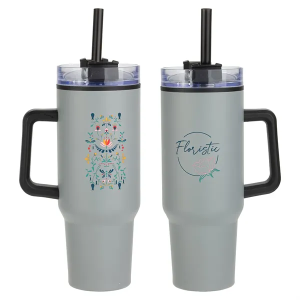 Outpost 40 oz Stainless Steel/Polypropylene Mug - Outpost 40 oz Stainless Steel/Polypropylene Mug - Image 4 of 12