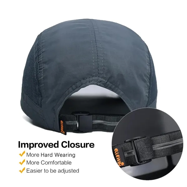 Men's Summer Outdoor Sports Foldable Quick Drying Visor Cap - Men's Summer Outdoor Sports Foldable Quick Drying Visor Cap - Image 3 of 4