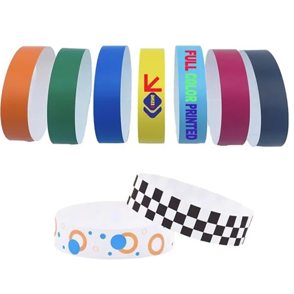 Full Color Disposable Waterproof Neon Wrist Bands - Full Color Disposable Waterproof Neon Wrist Bands - Image 0 of 15