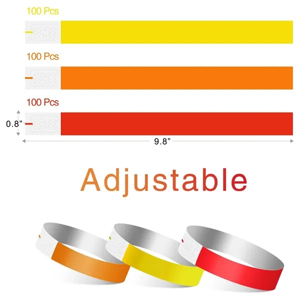 Full Color Disposable Waterproof Neon Wrist Bands - Full Color Disposable Waterproof Neon Wrist Bands - Image 2 of 15